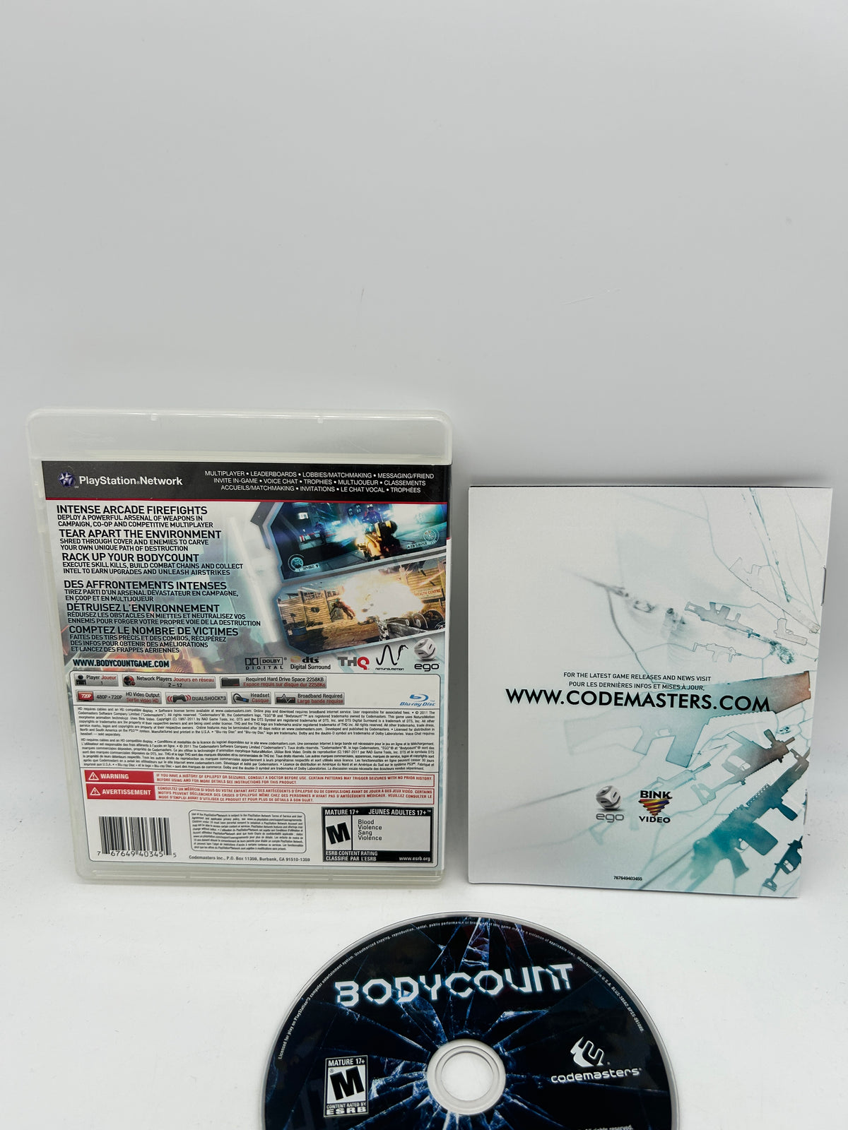 SONY PLAYSTATiON 3 [PS3] | BODYCOUNT