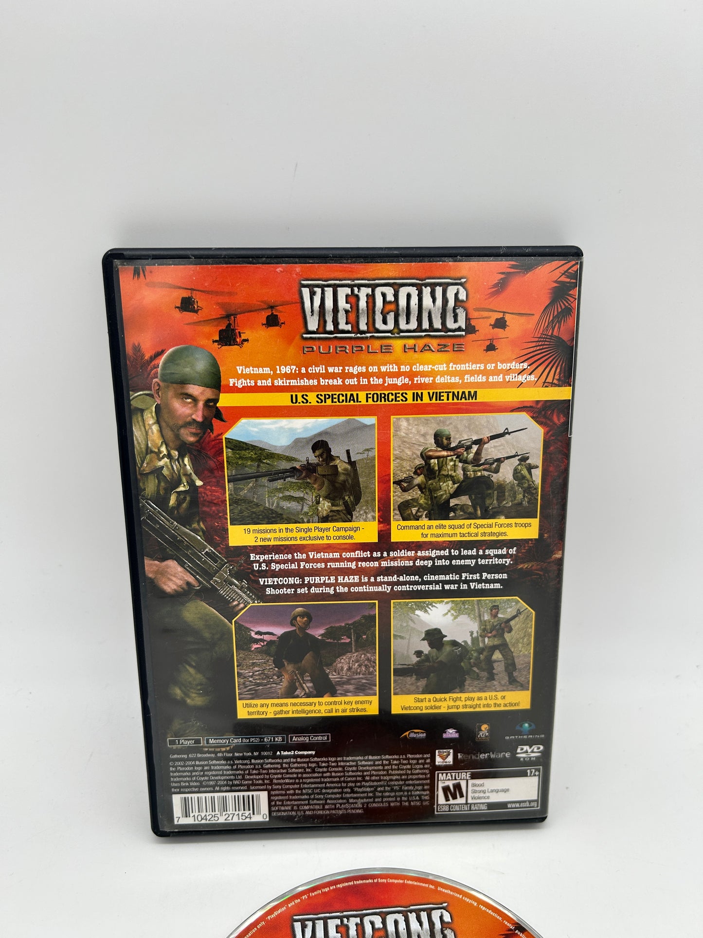 SONY PLAYSTATION 2 [PS2] | VIETCONG PURPLE HAZE
