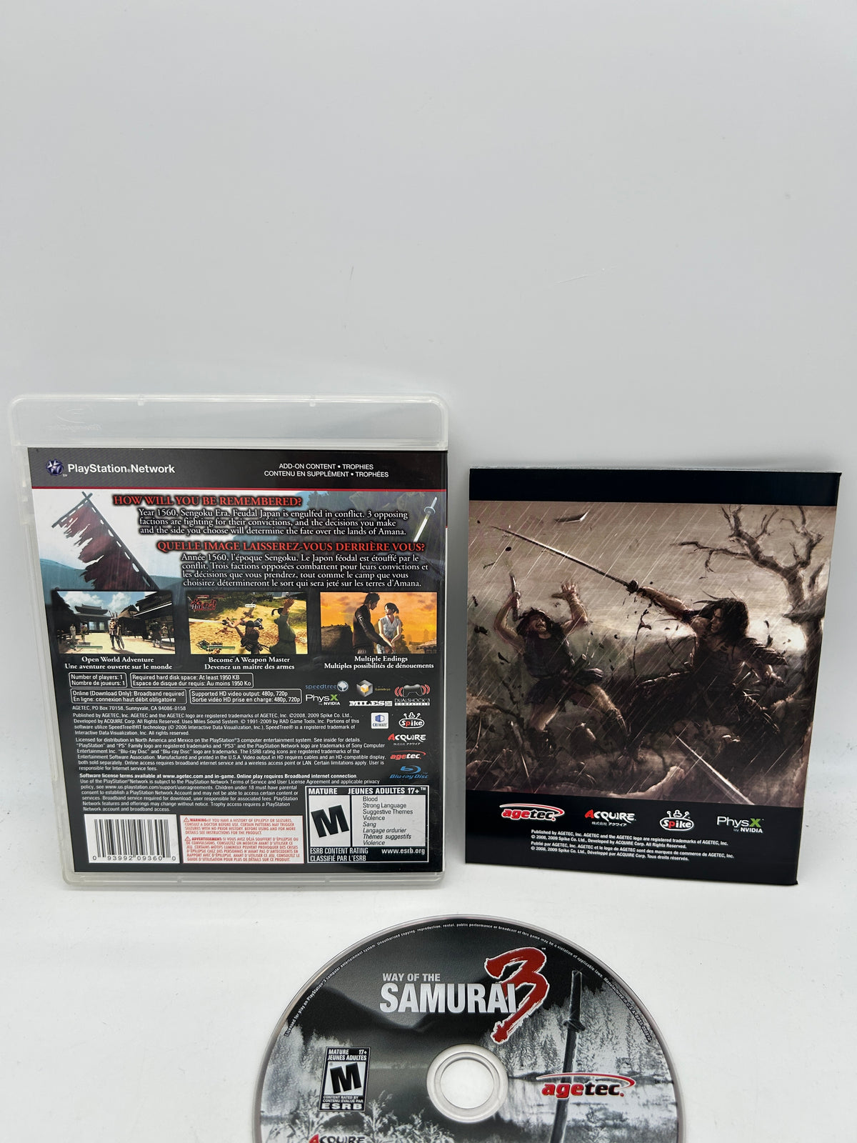SONY PLAYSTATiON 3 [PS3] | WAY OF THE SAMURAi 3