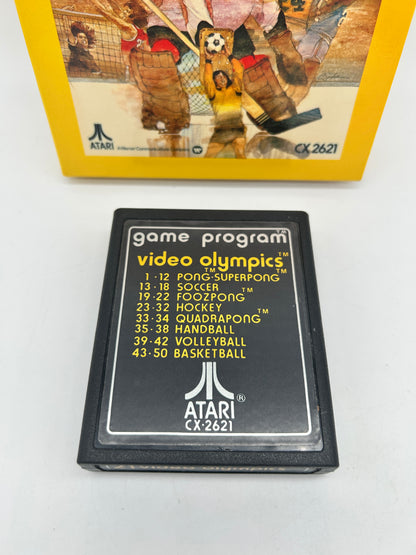 ATARi 2600 | 21 ViDEO OLYMPiCS | TEXT LABEL VERSiON