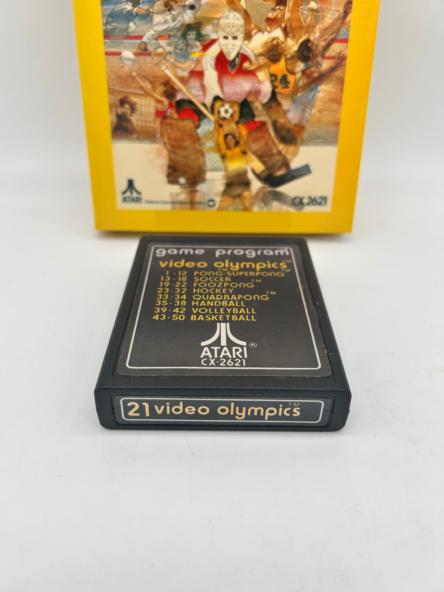 ATARi 2600 | 21 ViDEO OLYMPiCS | TEXT LABEL VERSiON