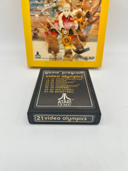 ATARi 2600 | 21 ViDEO OLYMPiCS | TEXT LABEL VERSiON