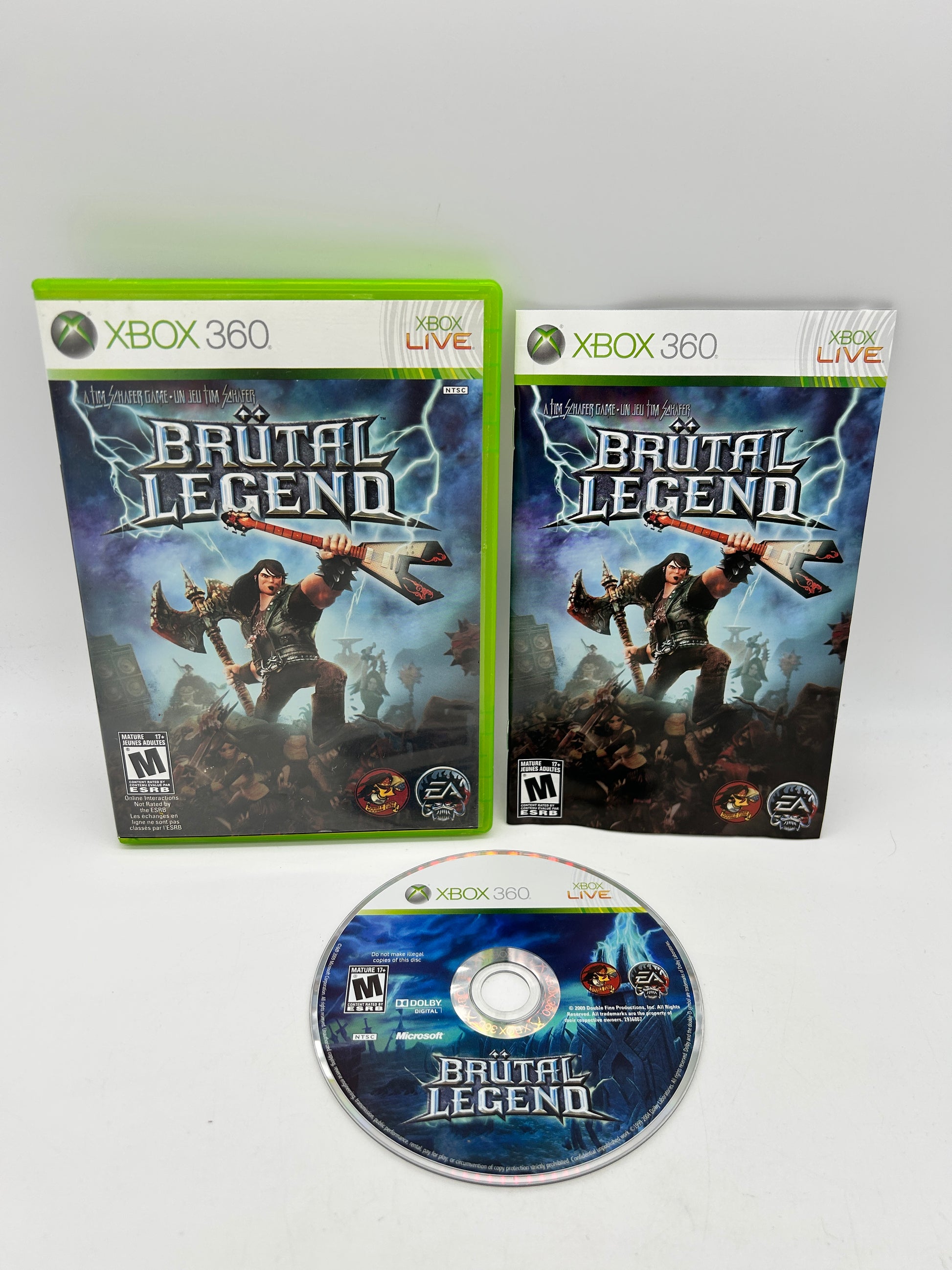 PiXEL-RETRO.COM : MICROSOFT XBOX 360 COMPLETE CIB BOX MANUAL GAME NTSC BRUTAL LEGEND