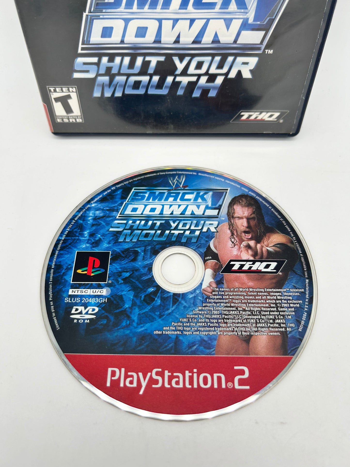 SONY PLAYSTATiON 2 [PS2] | WWE SMACKDOWN SHUT YOUR MOUTH | GREATEST HiTS