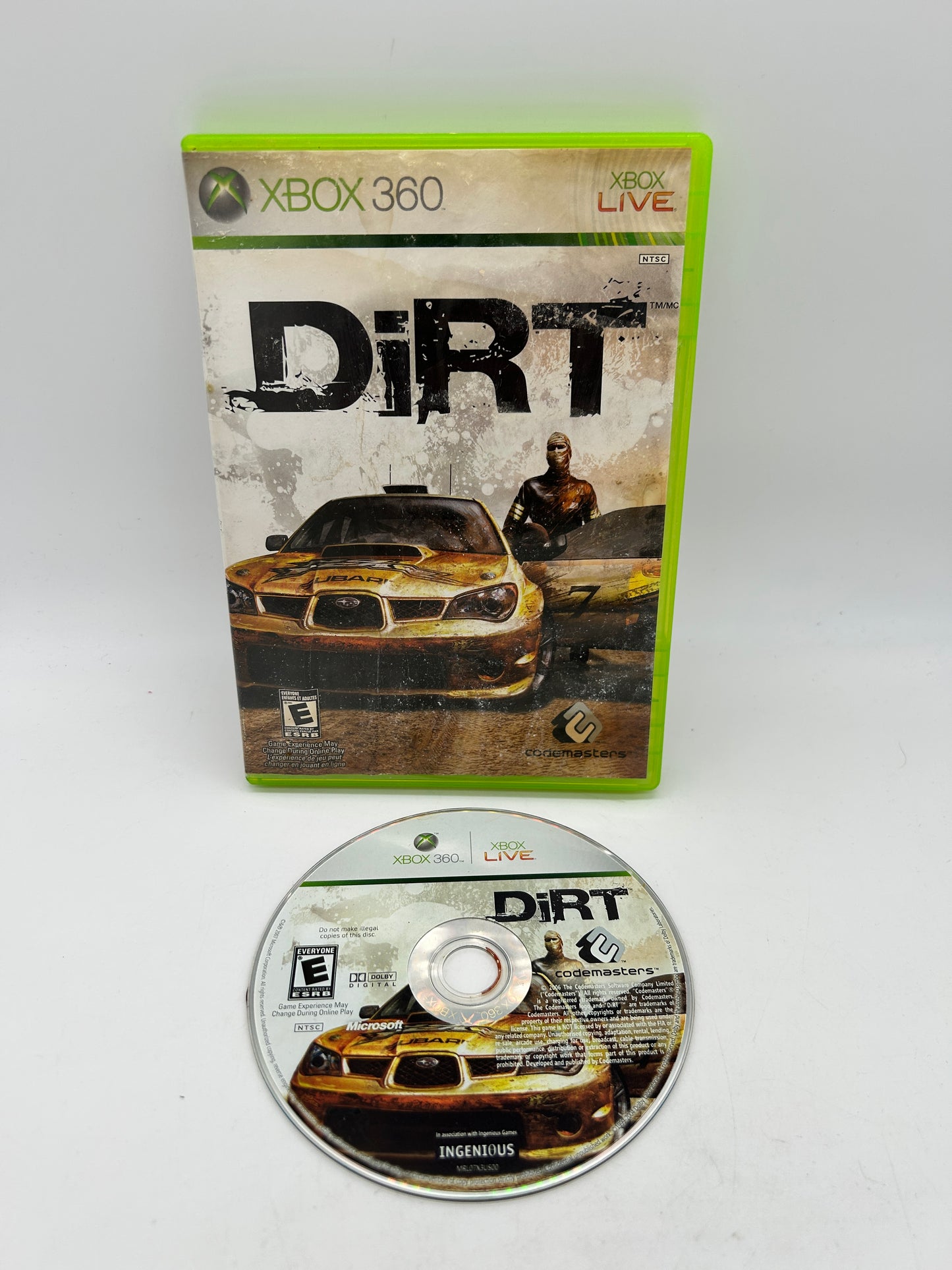 PiXEL-RETRO.COM : MICROSOFT XBOX 360 COMPLETE CIB BOX MANUAL GAME NTSC DIRT