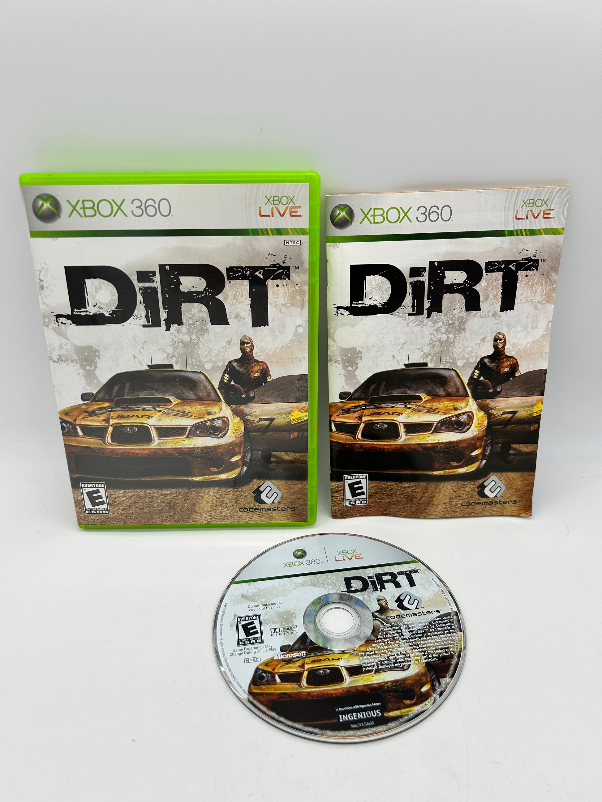 PiXEL-RETRO.COM : MICROSOFT XBOX 360 COMPLETE CIB BOX MANUAL GAME NTSC DIRT