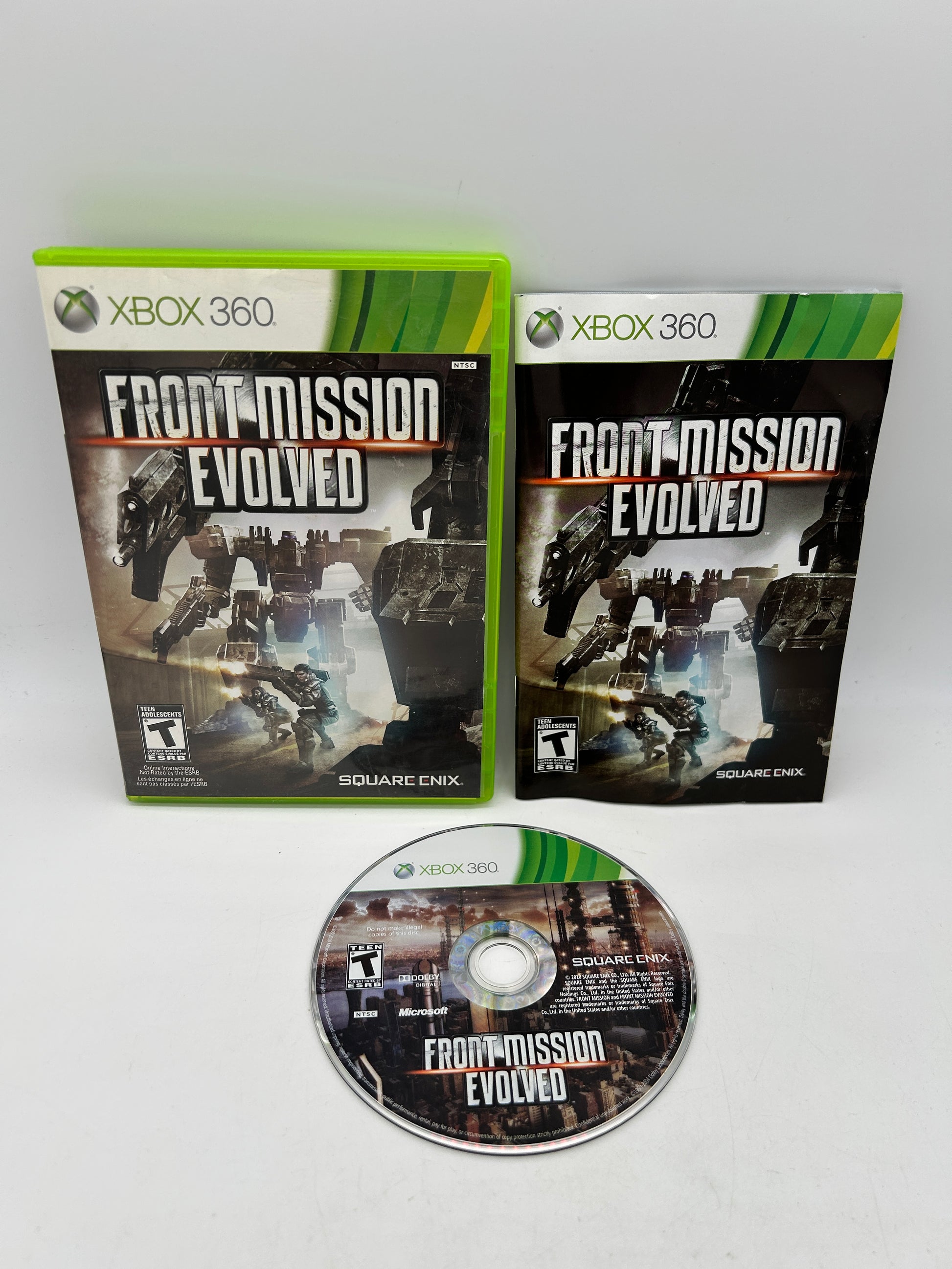 PiXEL-RETRO.COM : MICROSOFT XBOX 360 COMPLETE CIB BOX MANUAL GAME NTSC FRONT MISSION EVOLVED