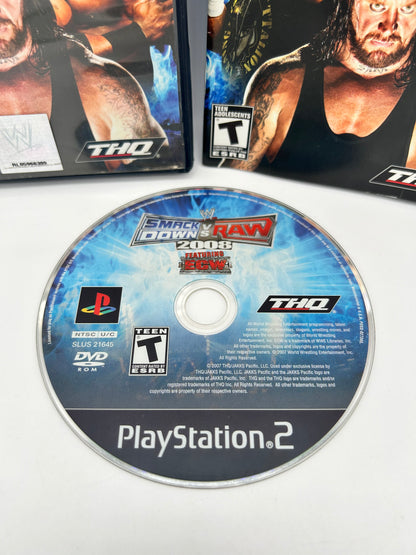 SONY PLAYSTATiON 2 [PS2] | WWE SMACKDOWN VS RAW 2008