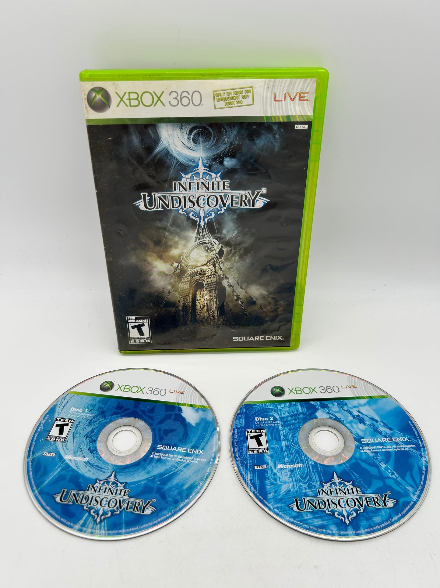 PiXEL-RETRO.COM : MICROSOFT XBOX 360 COMPLETE CIB BOX MANUAL GAME NTSC INFINITE UNDISCOVERY
