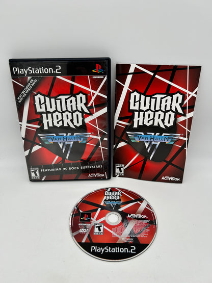 PiXEL-RETRO.COM : SONY PLAYSTATION 2 (PS2) COMPLET CIB BOX MANUAL GAME NTSC GUITAR HERO VAN HALEN