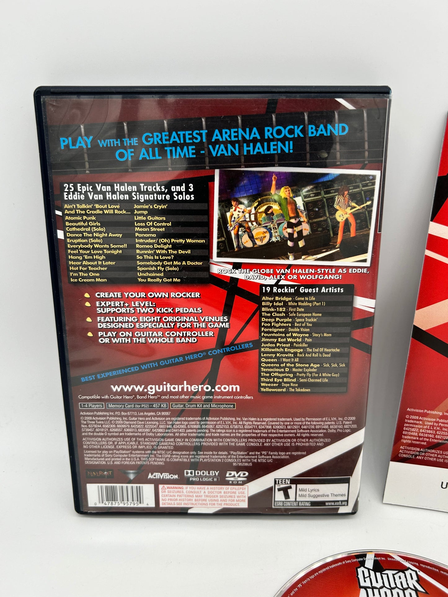 SONY PLAYSTATiON 2 [PS2] | GUITAR HERO VAN HALEN