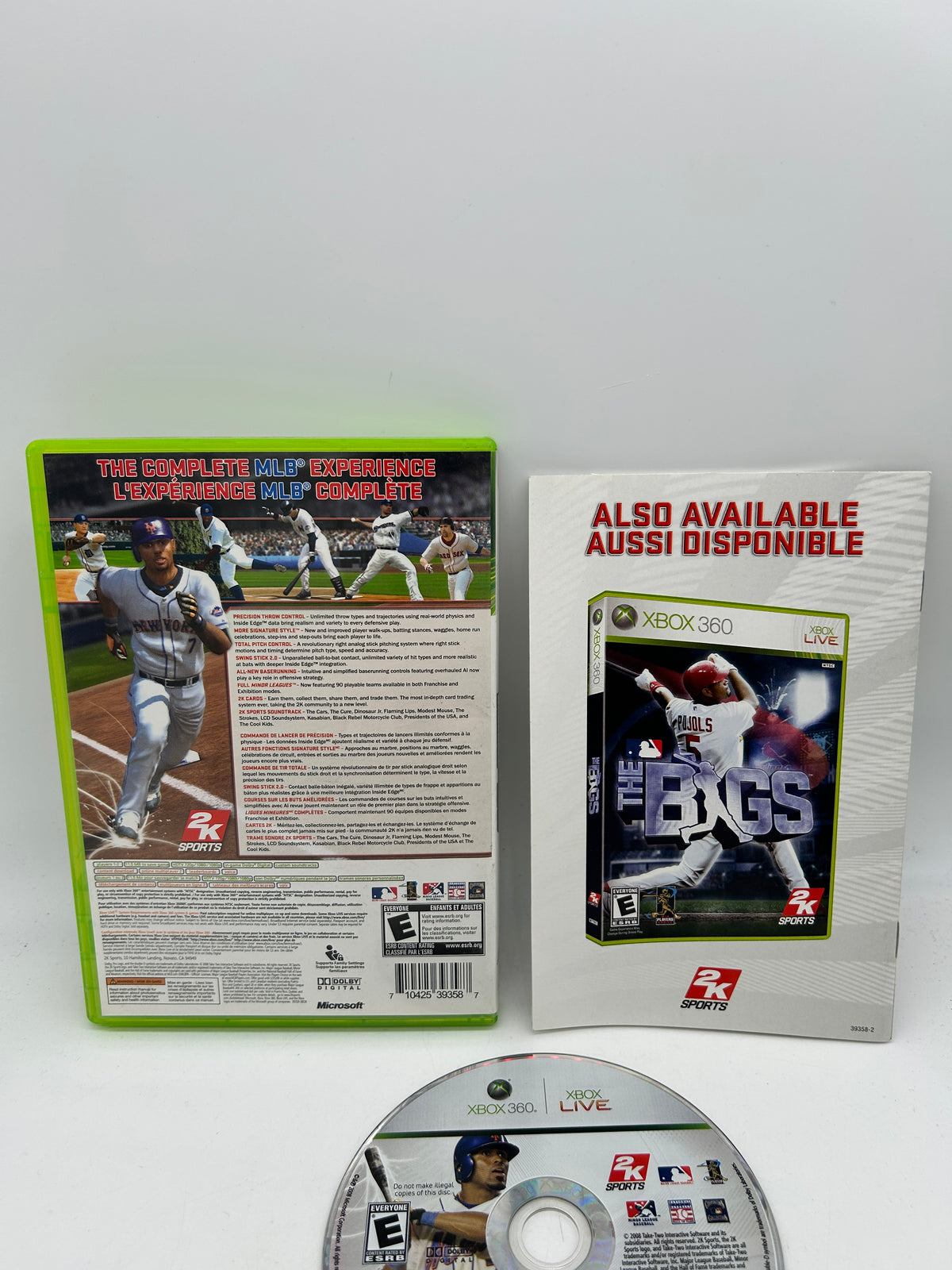 MiCROSOFT XBOX 360 | MAJOR LEAGUE BASEBALL 2K8