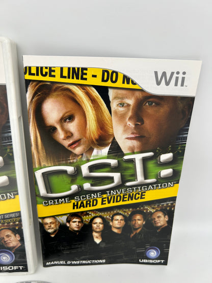 NiNTENDO Wii | CSi CRiME SCENE iNVESTiGATiON HARD EViDENCE