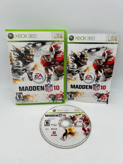 PiXEL-RETRO.COM : MICROSOFT XBOX 360 COMPLETE CIB BOX MANUAL GAME NTSC MADDEN NFL 10