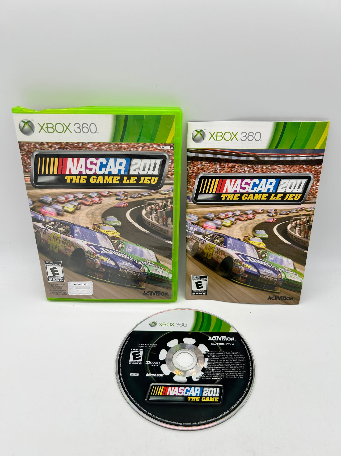 PiXEL-RETRO.COM : MICROSOFT XBOX 360 COMPLETE CIB BOX MANUAL GAME NTSC NASCAR 2011 THE GAME