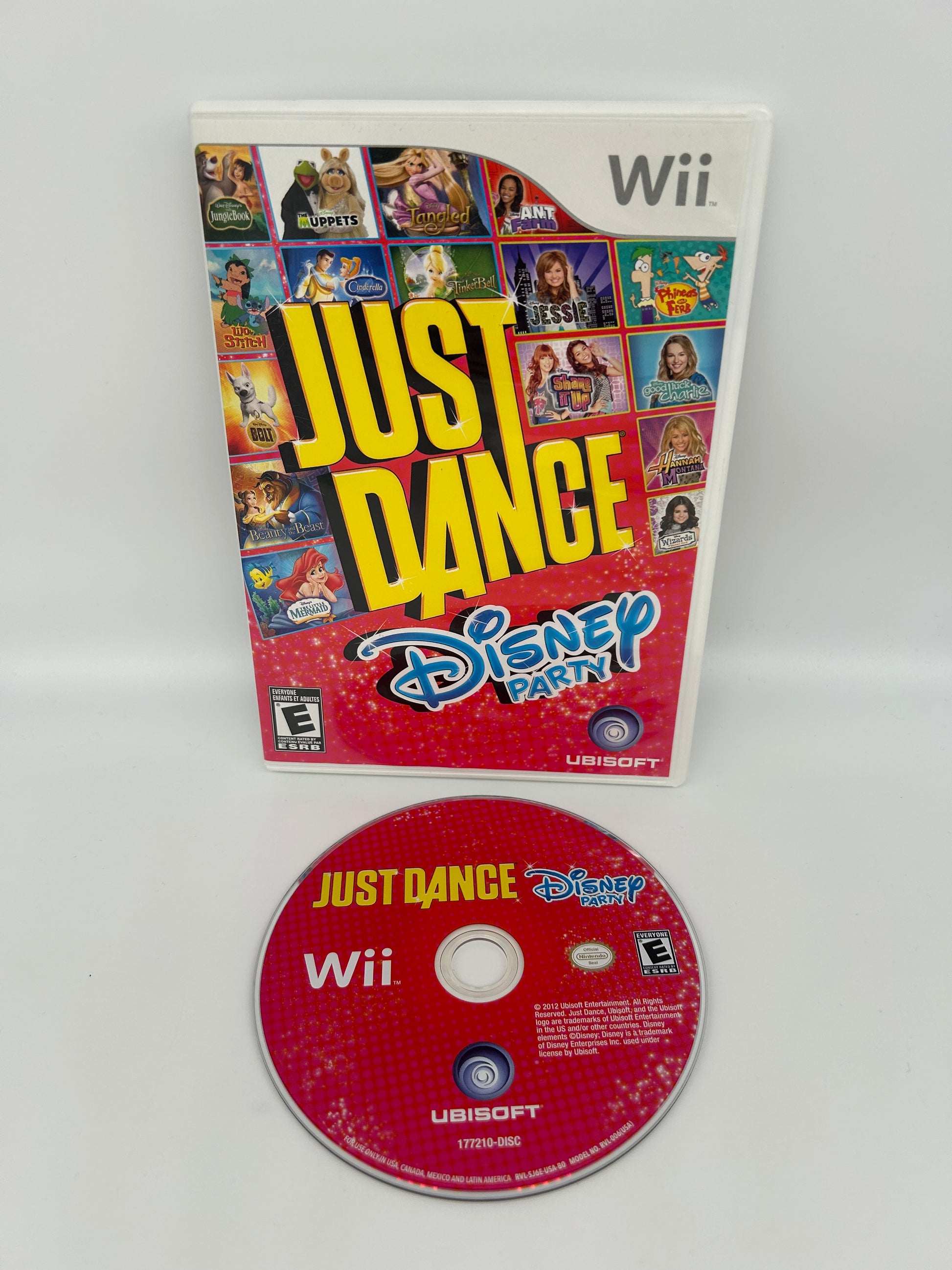 PiXEL-RETRO.COM : NINTENDO WII COMPLET CIB BOX MANUAL GAME NTSC JUST DANCE DISNEY PARTY
