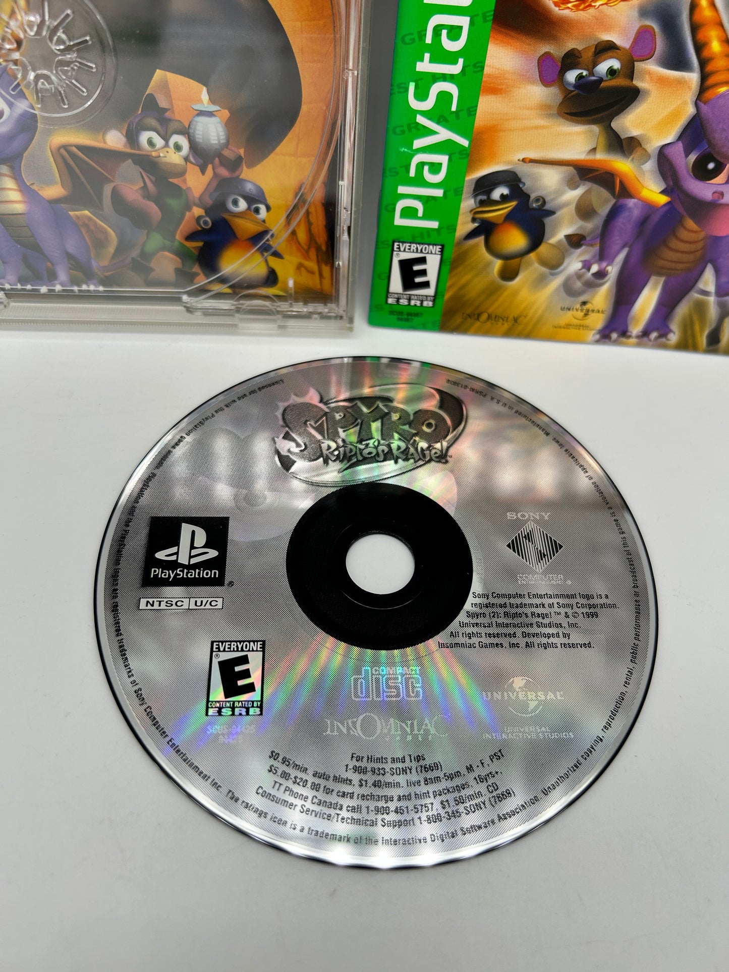 SONY PLAYSTATiON [PS1] | SPYRO YEAR OF THE DRAGON | GREATEST HiTS
