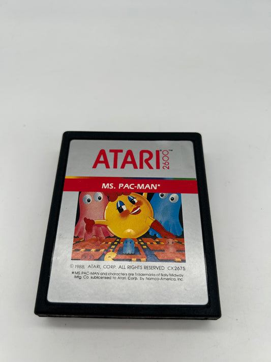 PiXEL-RETRO.COM : ATARI 2600 MS PAC-MAN GAME NTSC