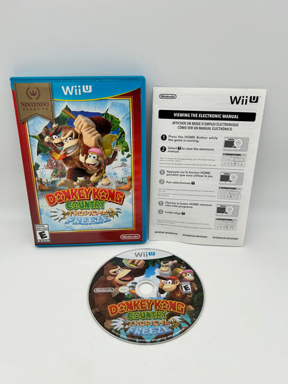 PiXEL-RETRO.COM : NINTENDO WII U COMPLET CIB BOX MANUAL GAME NTSC DONKEY KONG COUNTRY TROPICAL FREEZE