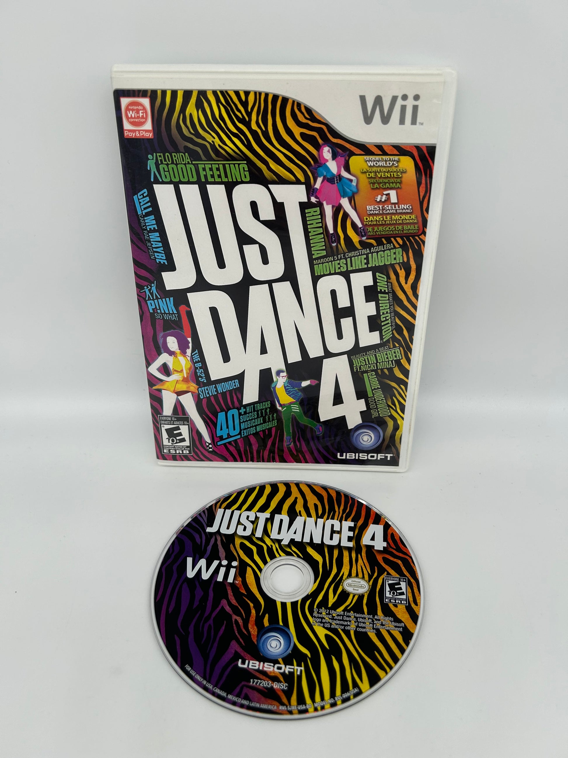 PiXEL-RETRO.COM : NINTENDO WII COMPLET CIB BOX MANUAL GAME NTSC JUST DANCE 4