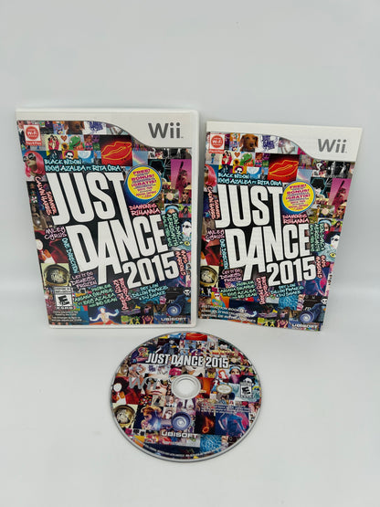 PiXEL-RETRO.COM : NINTENDO WII COMPLET CIB BOX MANUAL GAME NTSC JUST DANCE 2015