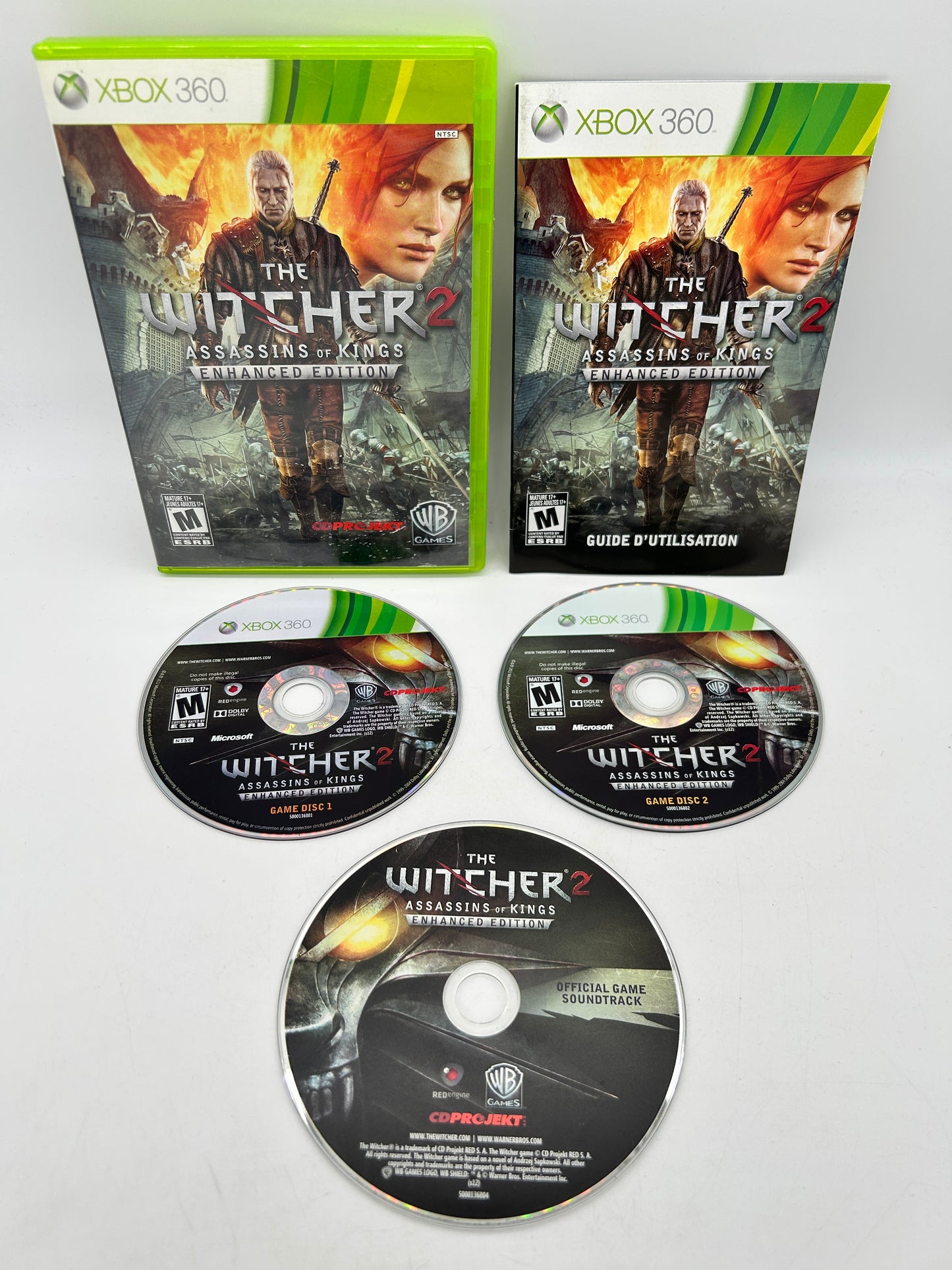 PiXEL-RETRO.COM : MICROSOFT XBOX 360 COMPLETE CIB BOX MANUAL GAME NTSC THE WITCHER 2 ASSASSINS OF KINGS