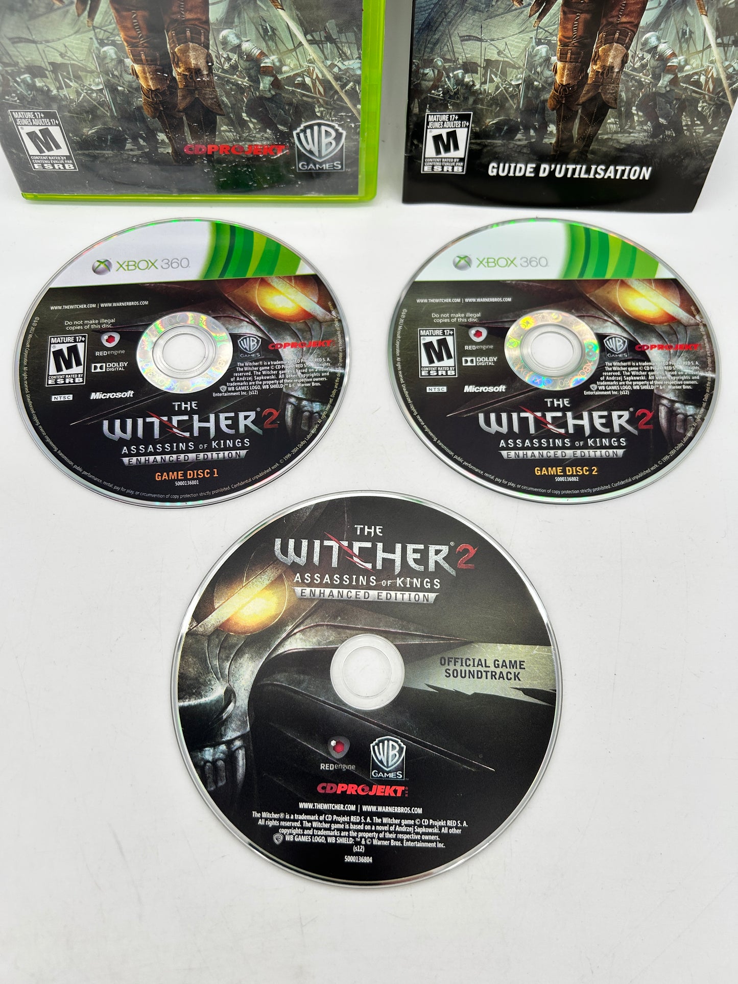 MiCROSOFT XBOX 360 | THE WiTCHER 2 ASSASSiNS OF KiNGS | ENHANCED EDiTiON