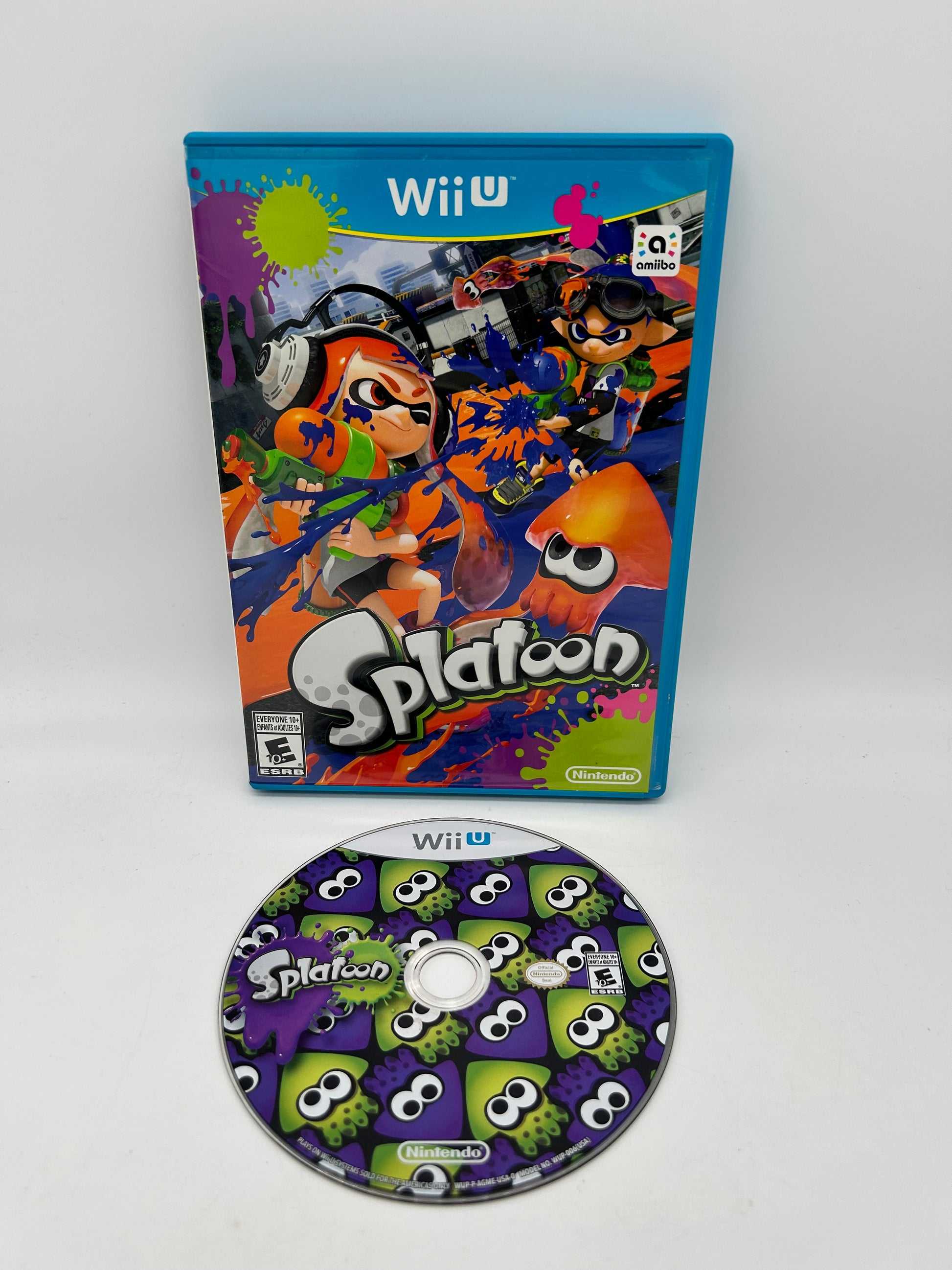 PiXEL-RETRO.COM : NINTENDO WII U COMPLET CIB BOX MANUAL GAME NTSC SPLATOON