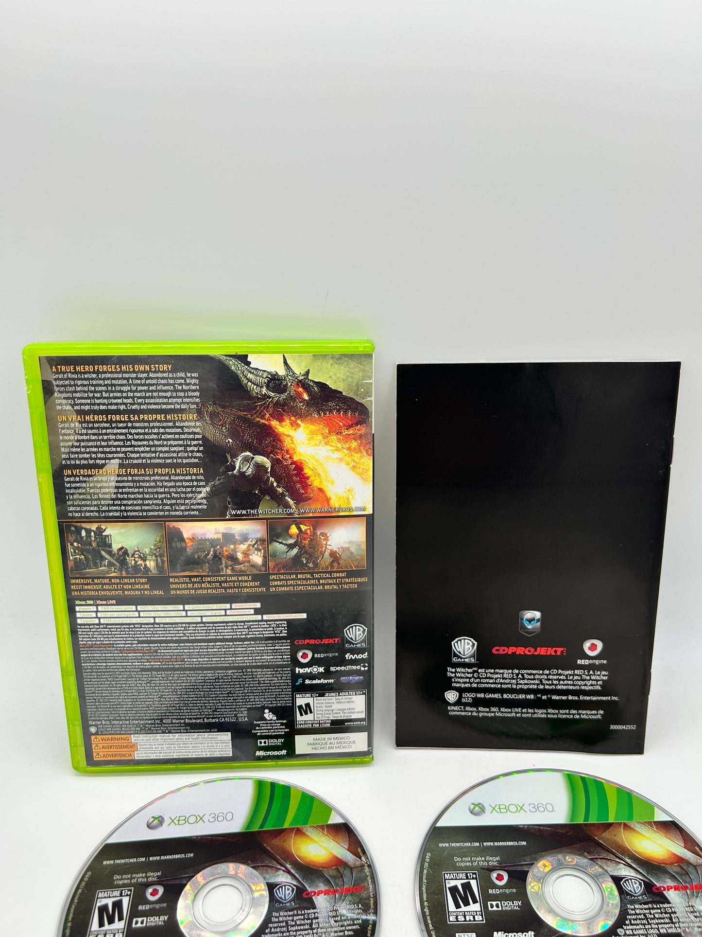 MiCROSOFT XBOX 360 | THE WiTCHER 2 ASSASSiNS OF KiNGS | ENHANCED EDiTiON
