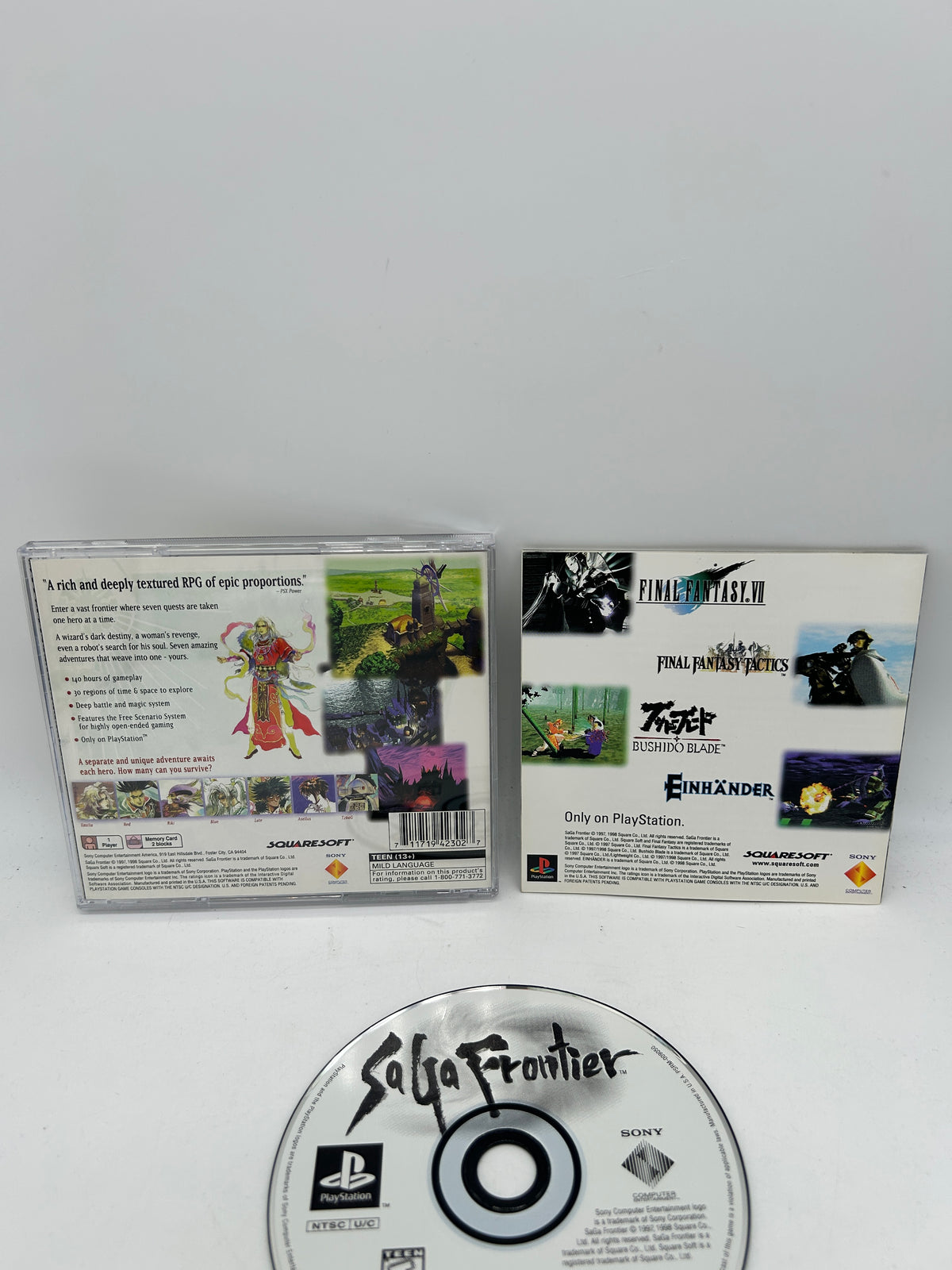 SONY PLAYSTATION [PS1] | SAGA FRONTIER
