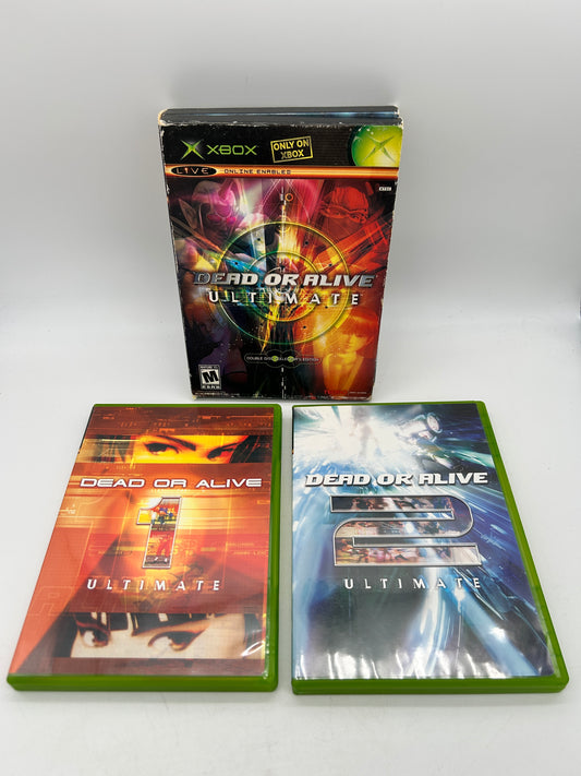 PiXEL-RETRO.COM : MICROSOFT XBOX COMPLETE CIB BOX MANUAL GAME NTSC DEAD OR ALIVE ULTIMATE