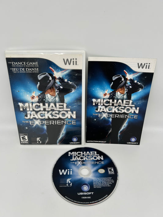 PiXEL-RETRO.COM : NINTENDO WII COMPLET CIB BOX MANUAL GAME NTSC MICHAEL JACKSON THE EXPERIENCE