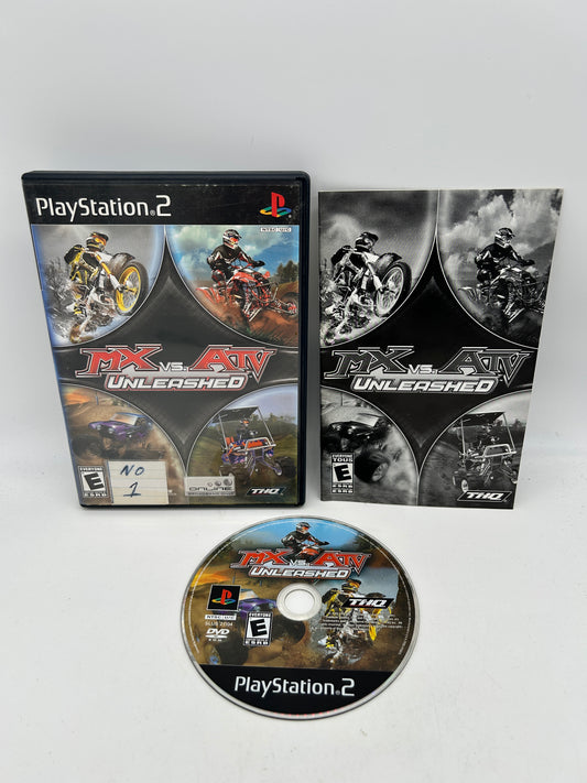 PiXEL-RETRO.COM : SONY PLAYSTATION 2 (PS2) COMPLET CIB BOX MANUAL GAME NTSC MX VS ATV UNLEASHED