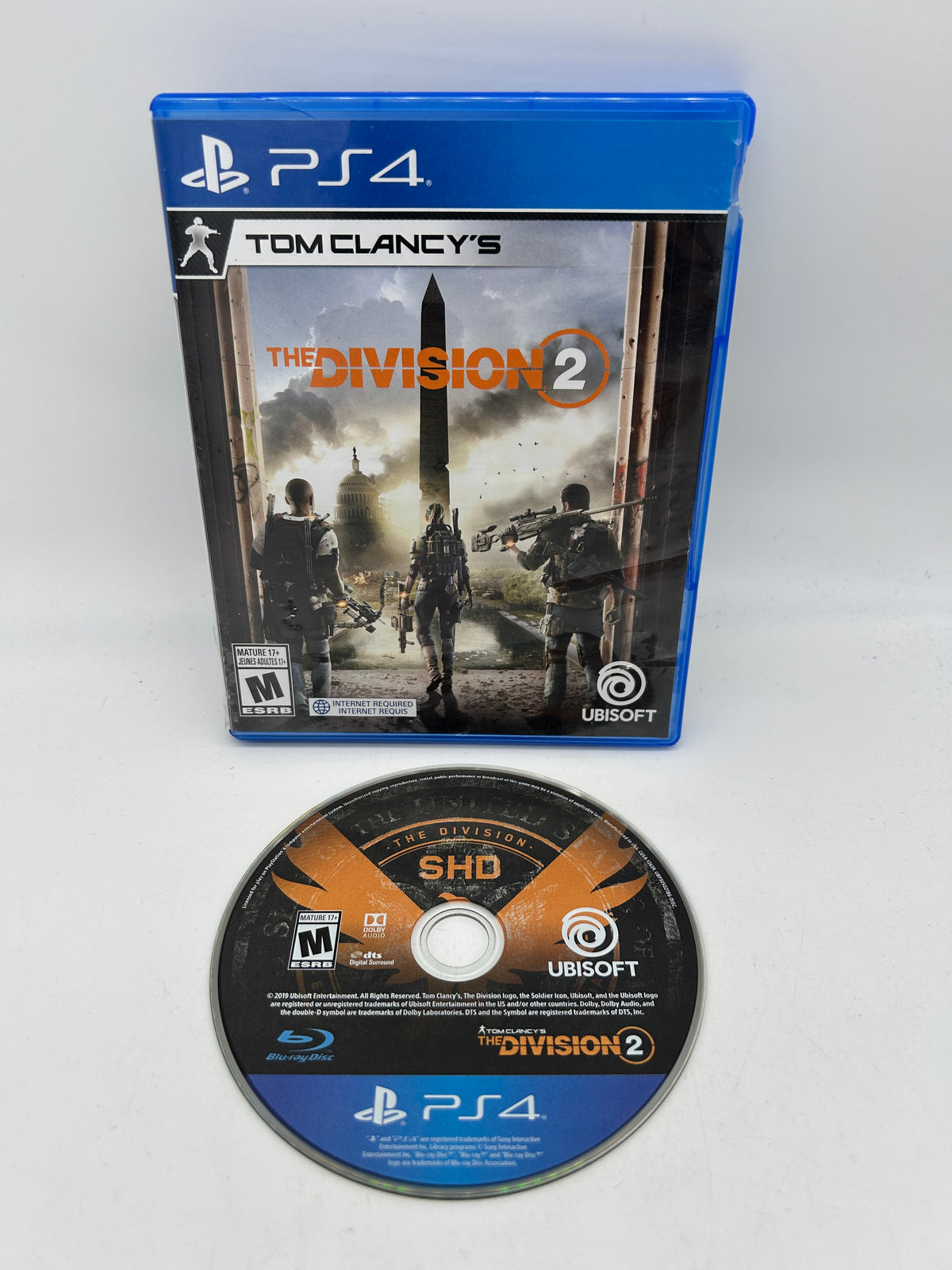 PiXEL-RETRO.COM : SONY PLAYSTATION 4 (PS4) COMPLETE CIB BOX MANUAL GAME NTSC TOM CLANCYS THE DIVISION 2
