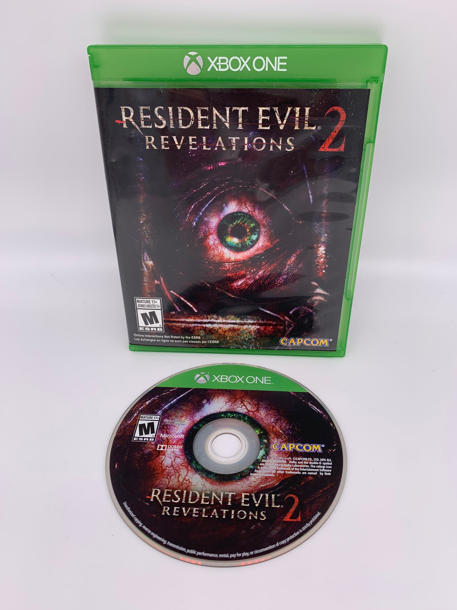 PiXEL-RETRO.COM : MICROSOFT XBOX ONE COMPLETE CIB BOX MANUAL GAME NTSC RESIDENT EVIL REVELATIONS 2