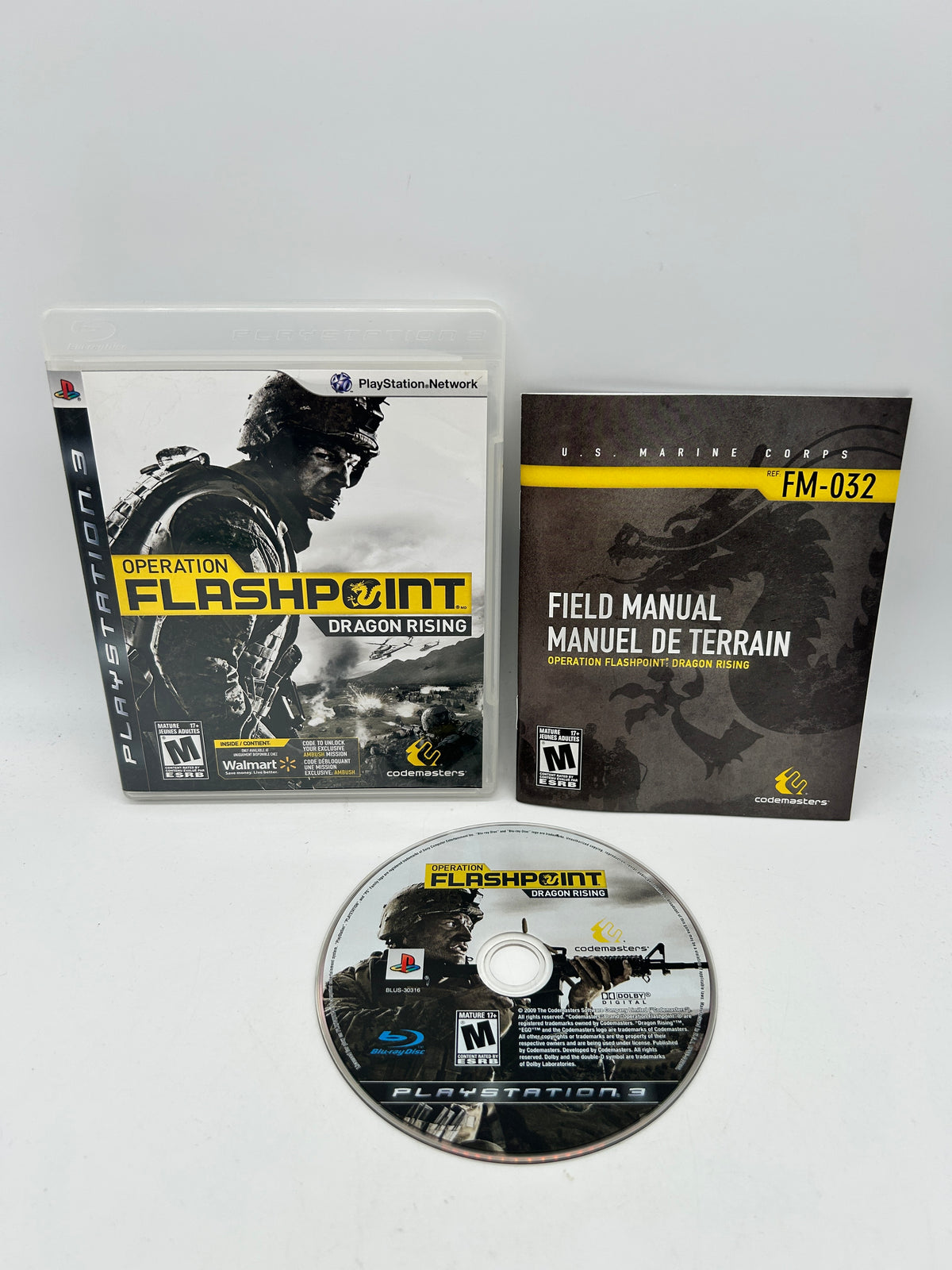 PiXEL-RETRO.COM : SONY PLAYSTATION 3 (PS3) COMPLET CIB BOX MANUAL GAME NTSC OPERATION FLASHPOINT DRAGON RISING