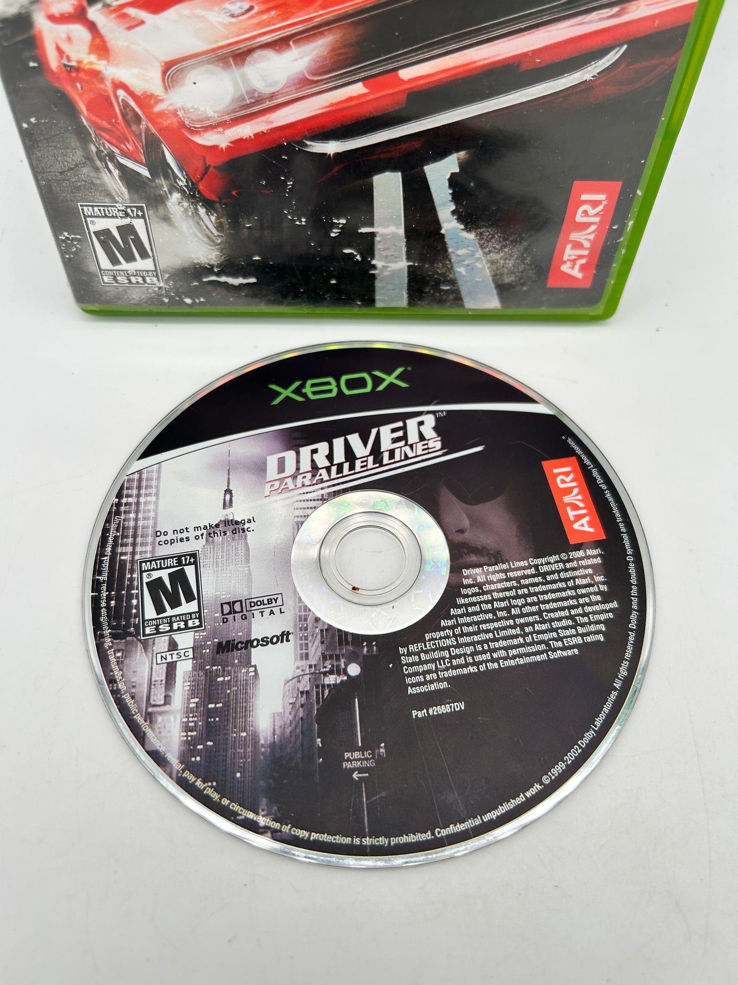 MiCROSOFT XBOX ORiGiNAL | DRiVER PARALLEL LiNES