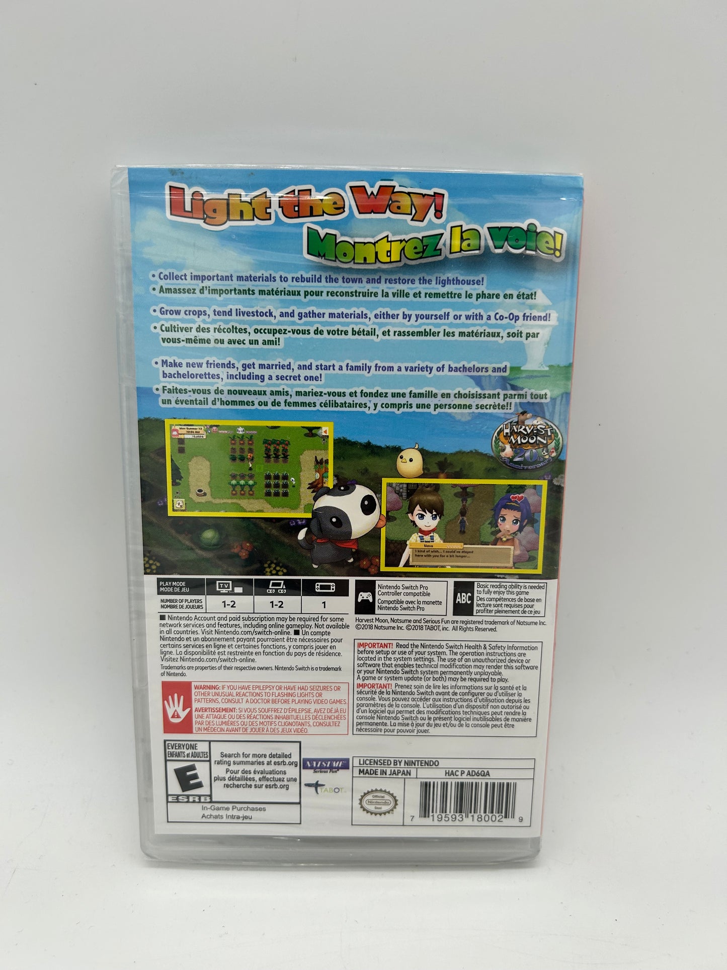 NiNTENDO SWiTCH | HARVEST MOON LiGHT OF HOPE | SPECiAL EDITION