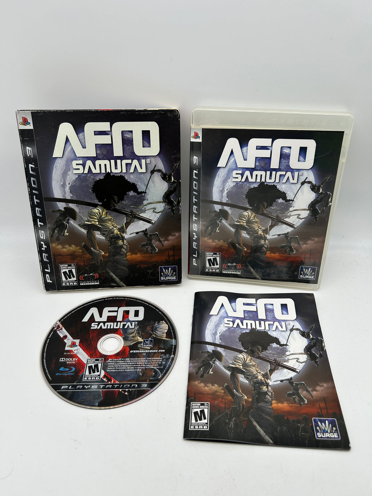 PiXEL-RETRO.COM : SONY PLAYSTATION 3 (PS3) COMPLET CIB BOX MANUAL GAME NTSC AFRO SAMURAI
