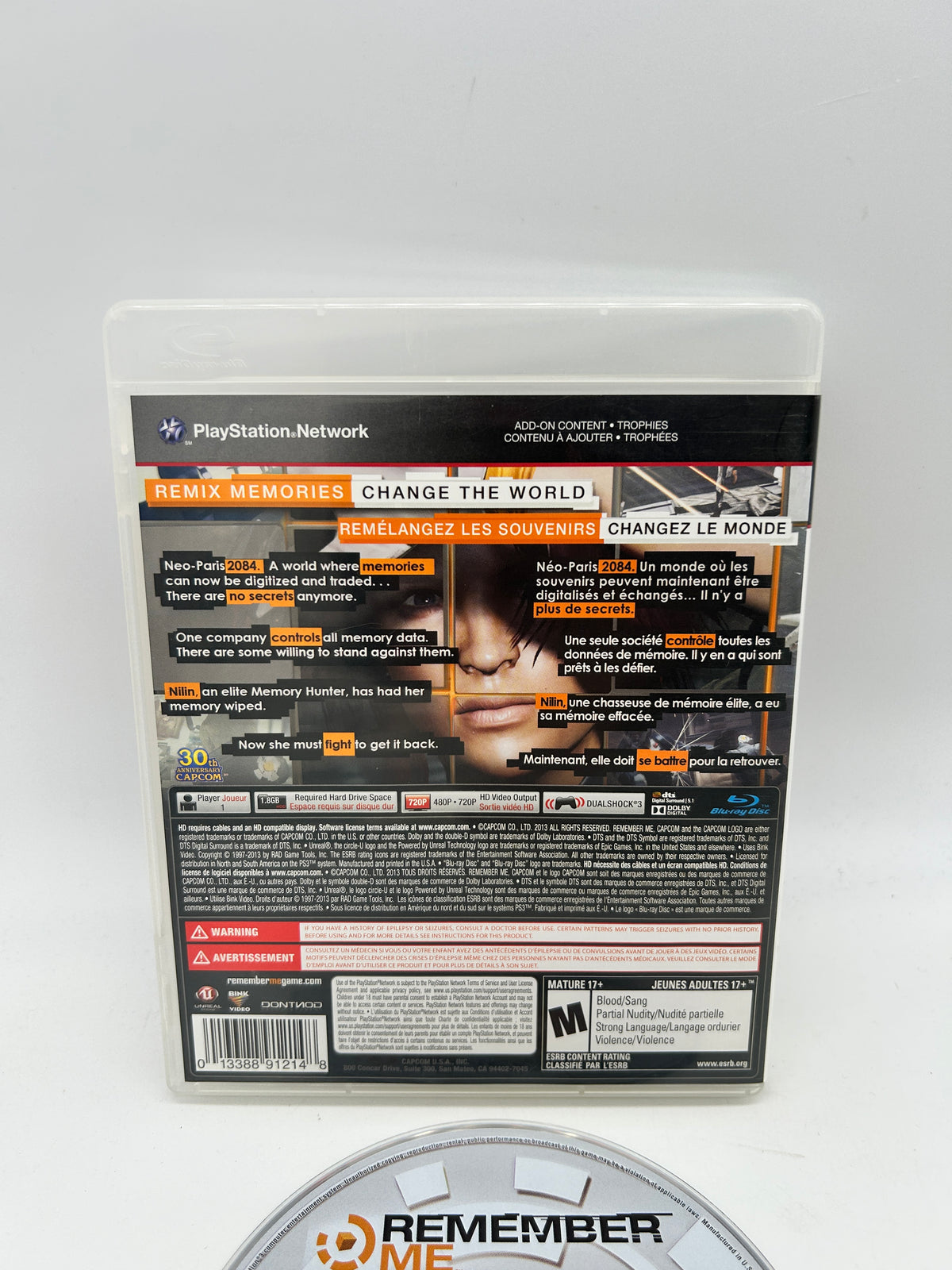 SONY PLAYSTATiON 3 [PS3] | REMEMBER ME
