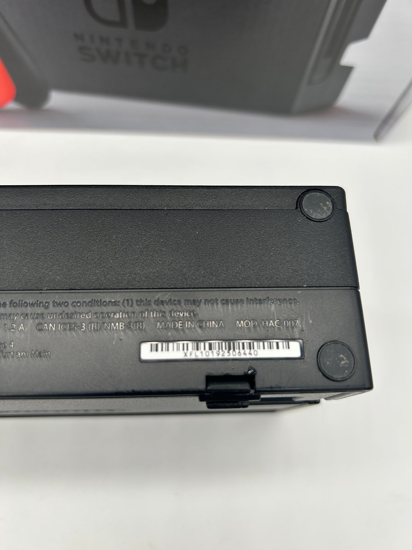 NiNTENDO SWiTCH CONSOLE | MODEL HAC-001 | V1 VERSiON 1