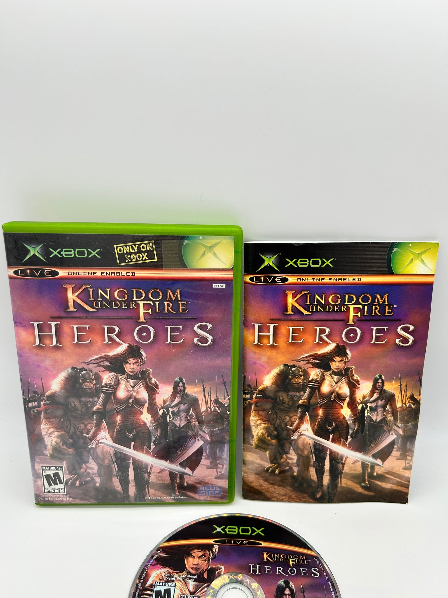 MiCROSOFT XBOX ORiGiNAL | KiNGDOM UNDER FIRE HEROES