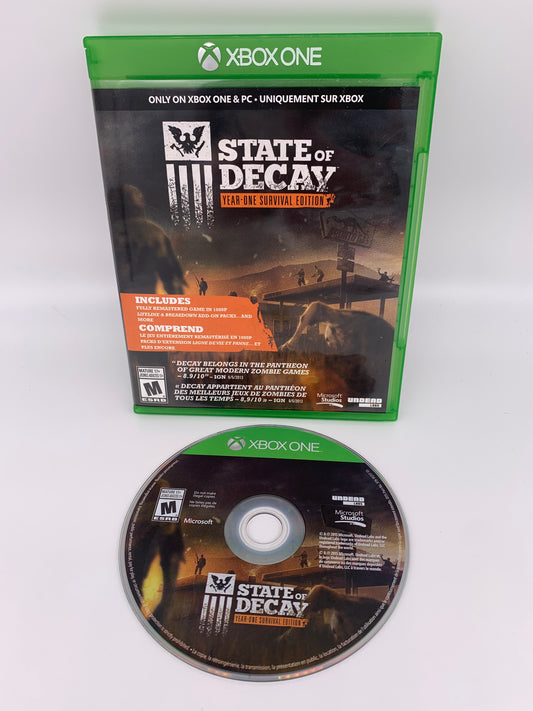 PiXEL-RETRO.COM : MICROSOFT XBOX ONE COMPLETE CIB BOX MANUAL GAME NTSC STATE OF DECAY