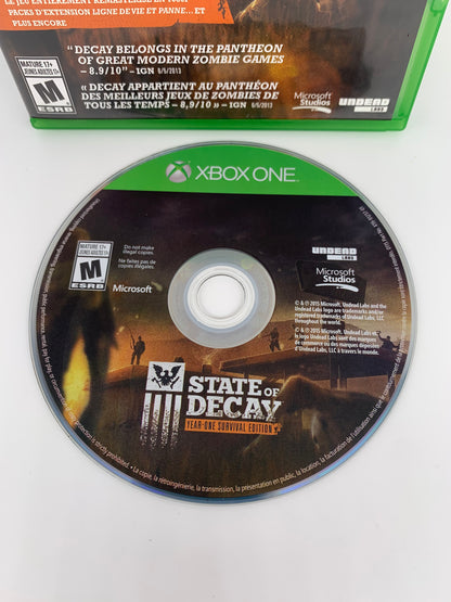 MiCROSOFT XBOX ONE | STATE OF DECAY | YEAR ONE SURViVAL EDiTiON
