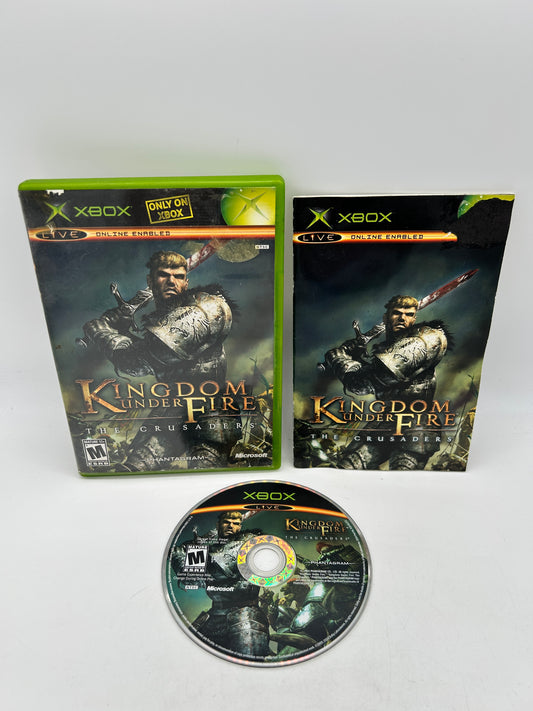 PiXEL-RETRO.COM : MICROSOFT XBOX COMPLETE CIB BOX MANUAL GAME NTSC KINGDOM UNDER FIRE THE CRUSADERS