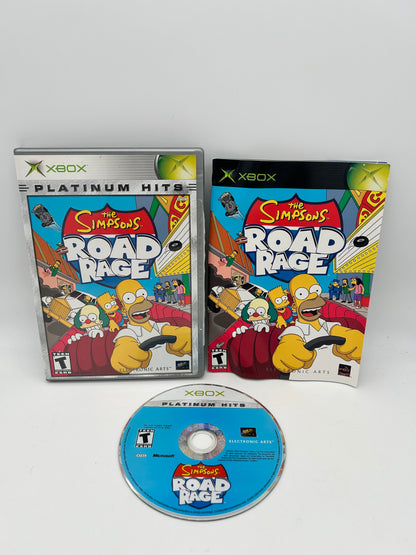 PiXEL-RETRO.COM : MICROSOFT XBOX COMPLETE CIB BOX MANUAL GAME NTSC THE SIMPSONS ROAD RAGE