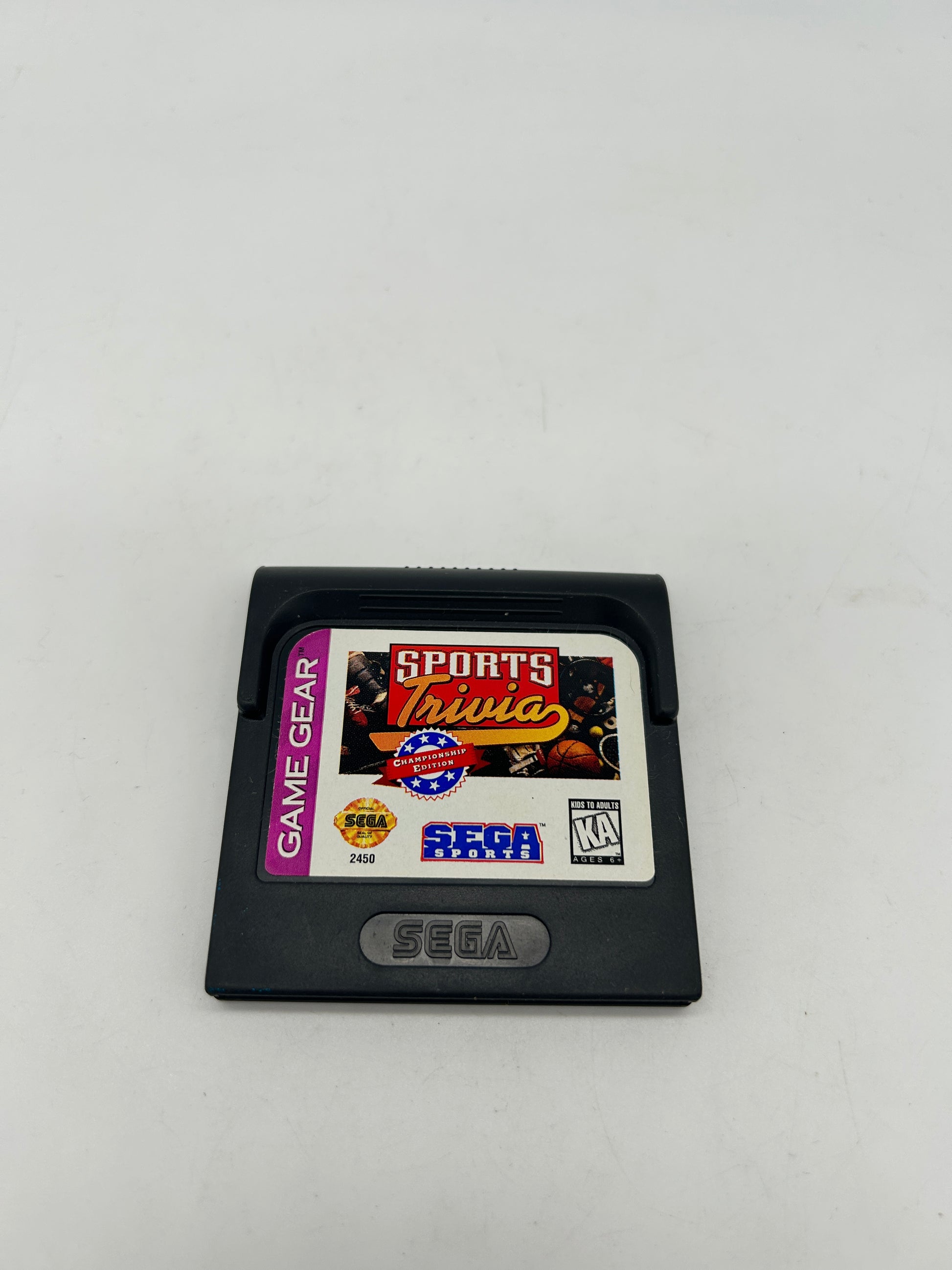 PiXEL-RETRO.COM : SEGA GAME GEAR GAME NTSC SPORTS TRIVIA CHAMPIONSHIP EDITION