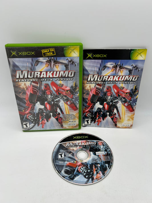 PiXEL-RETRO.COM : MICROSOFT XBOX COMPLETE CIB BOX MANUAL GAME NTSC MURAKUMO RENEGADE MECH PURSUIT