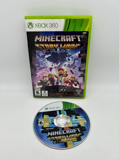 PiXEL-RETRO.COM : MICROSOFT XBOX 360 COMPLETE CIB BOX MANUAL GAME NTSC MINECRAFT STORY MODE SEASON PASS