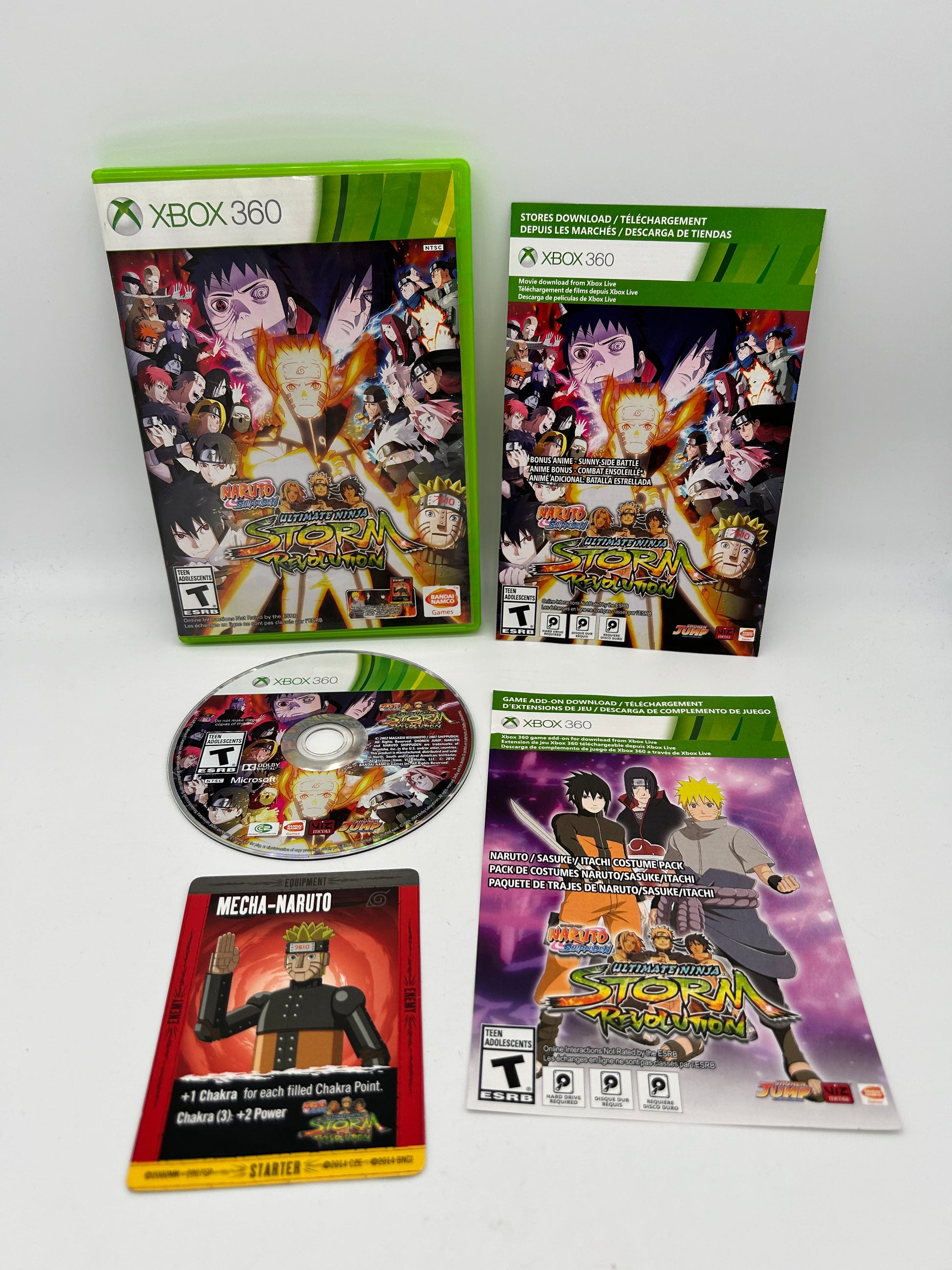 PiXEL-RETRO.COM : MICROSOFT XBOX 360 COMPLETE CIB BOX MANUAL GAME NTSC NARUTO SHIPPUDEN ULTIMATE NINJA STORM REVELATION